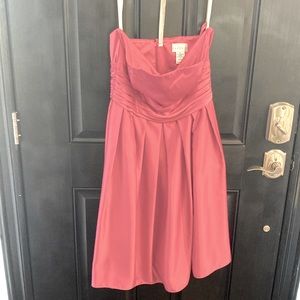 Hot Pink Bridesmaids Dress